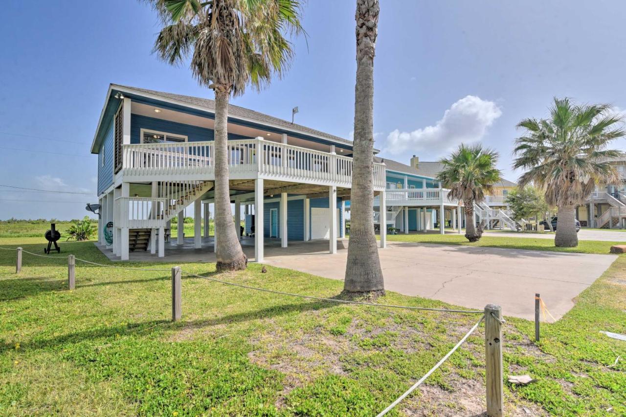 Vila Bright Crystal Beach House, Walk To Coast! Bolivar Peninsula Exteriér fotografie